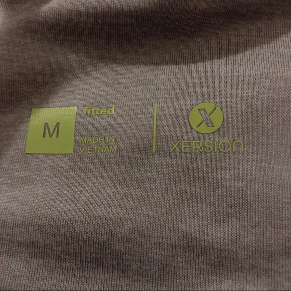 DONATED: White & Gray Mesh Leggings - Picture 6 of 6